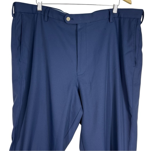 PETER MILLAR Durham High Drape Performance Pants Dark Blue 42L - Picture 3 of 8